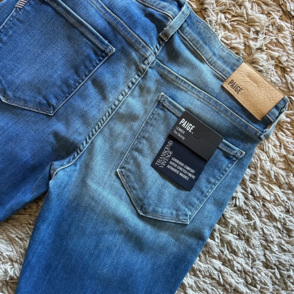PAIGE Lennox Skinny Jeans | Transcend Vintage | Made in USA
